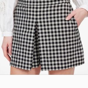 Madewell Monochrome Checkered Skirt